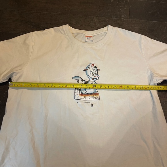 SS/20 Supreme Dinosaur Tee T-Shirt Size XL X-Large white Box Logo print unisex - Picture 3 of 6